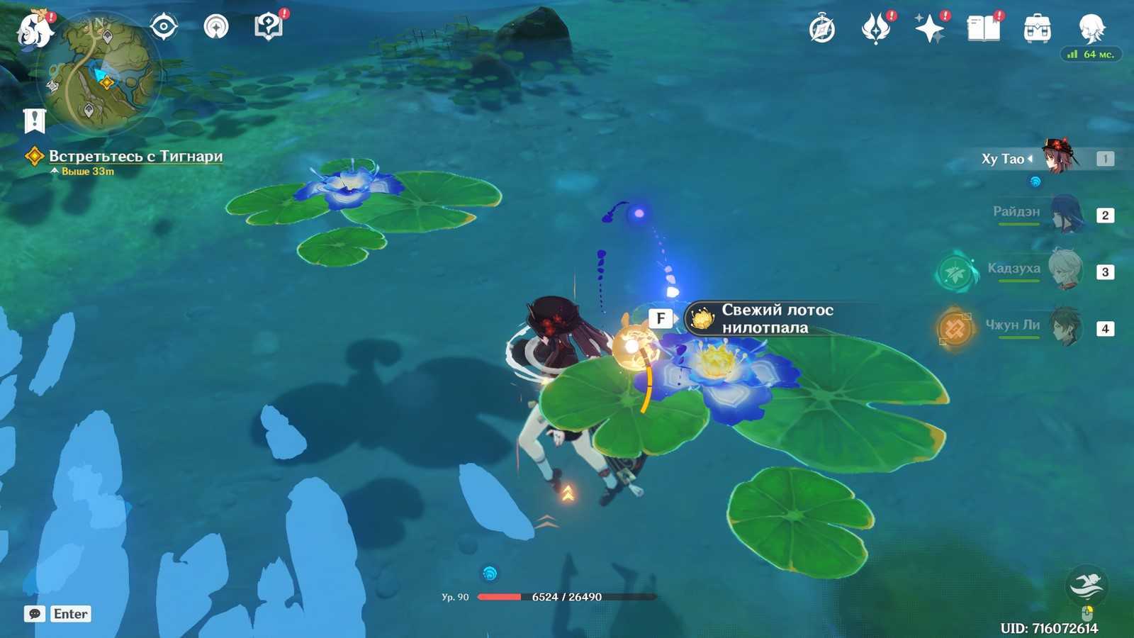 Genshin impact: локации nilotpala lotus