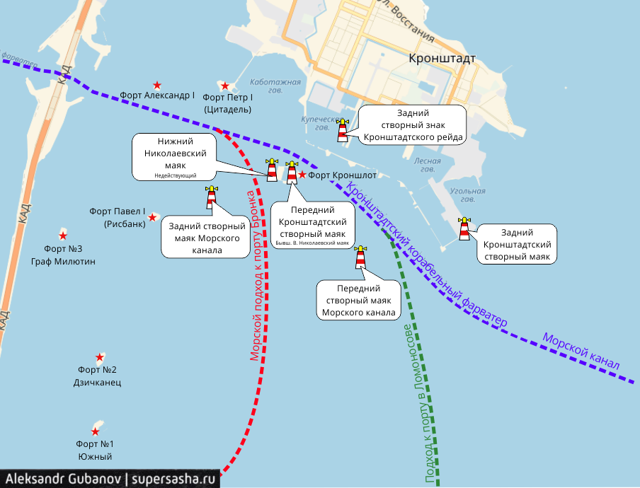 Петербург кронштадт как добраться по воде. Схема Фортов Кронштадта. Форты и маяки Кронштадта. Кронштадт Маяк и залив. Схема маяков Кронштадта.