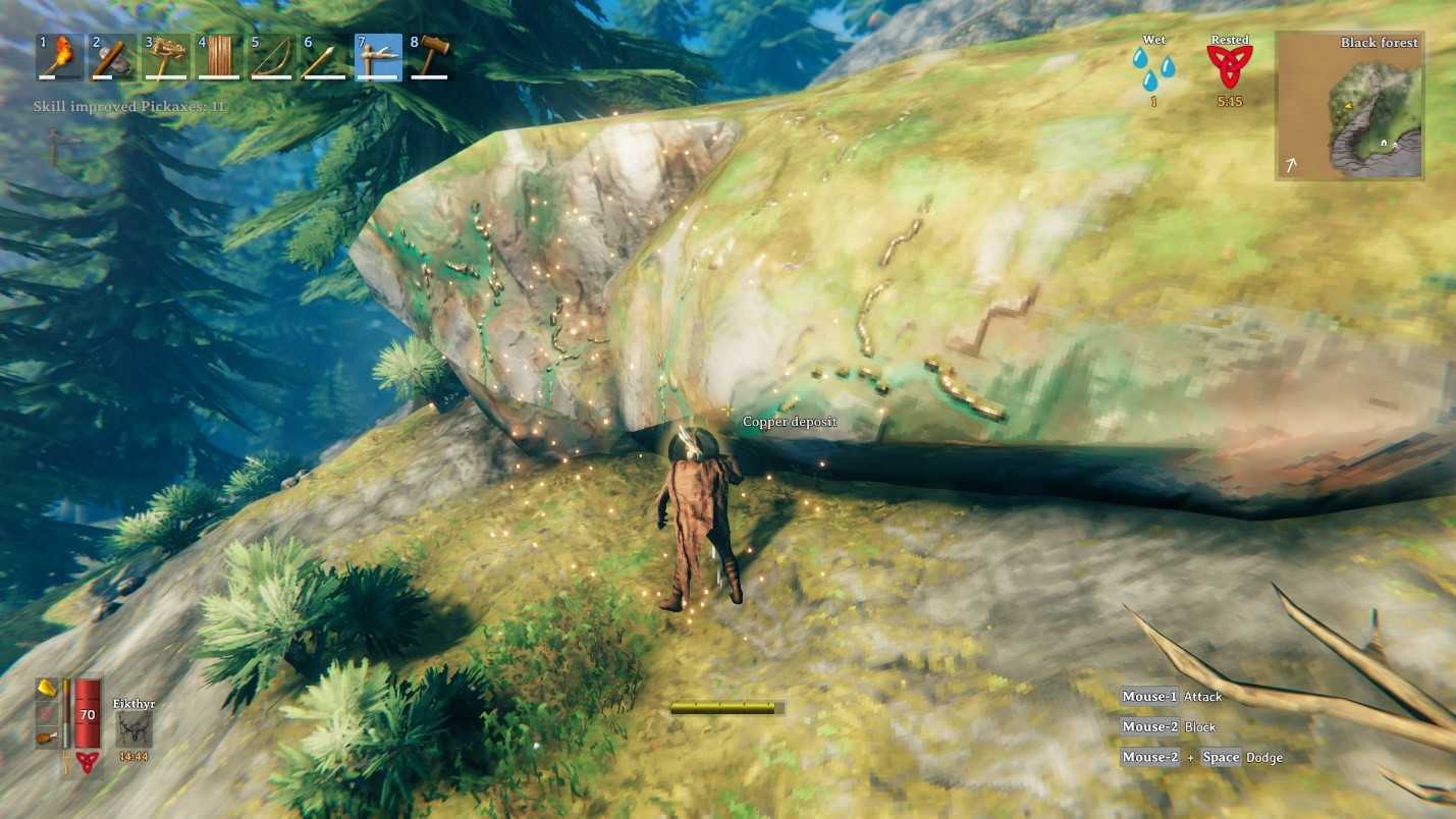 Руда в valheim: где найти и как добывать