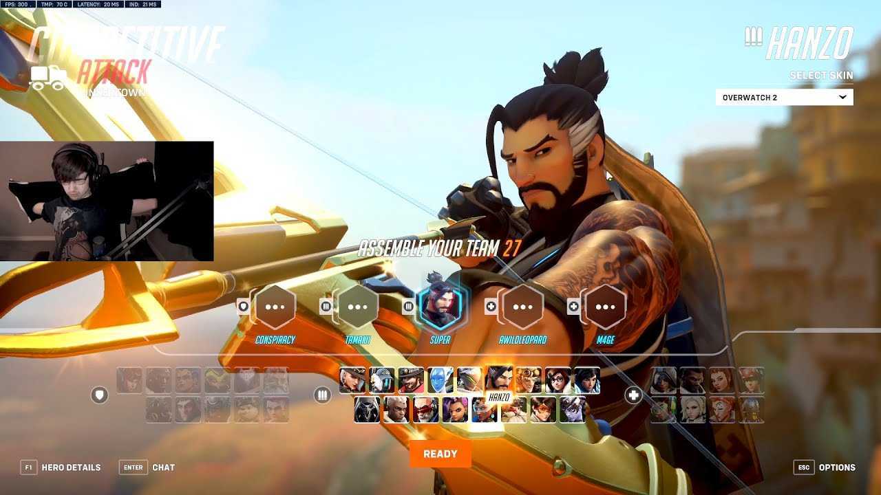 Гайд на хандзо (hanzo) из overwatch